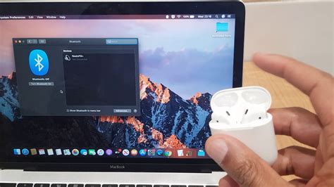 can you hook up airpods to macbook